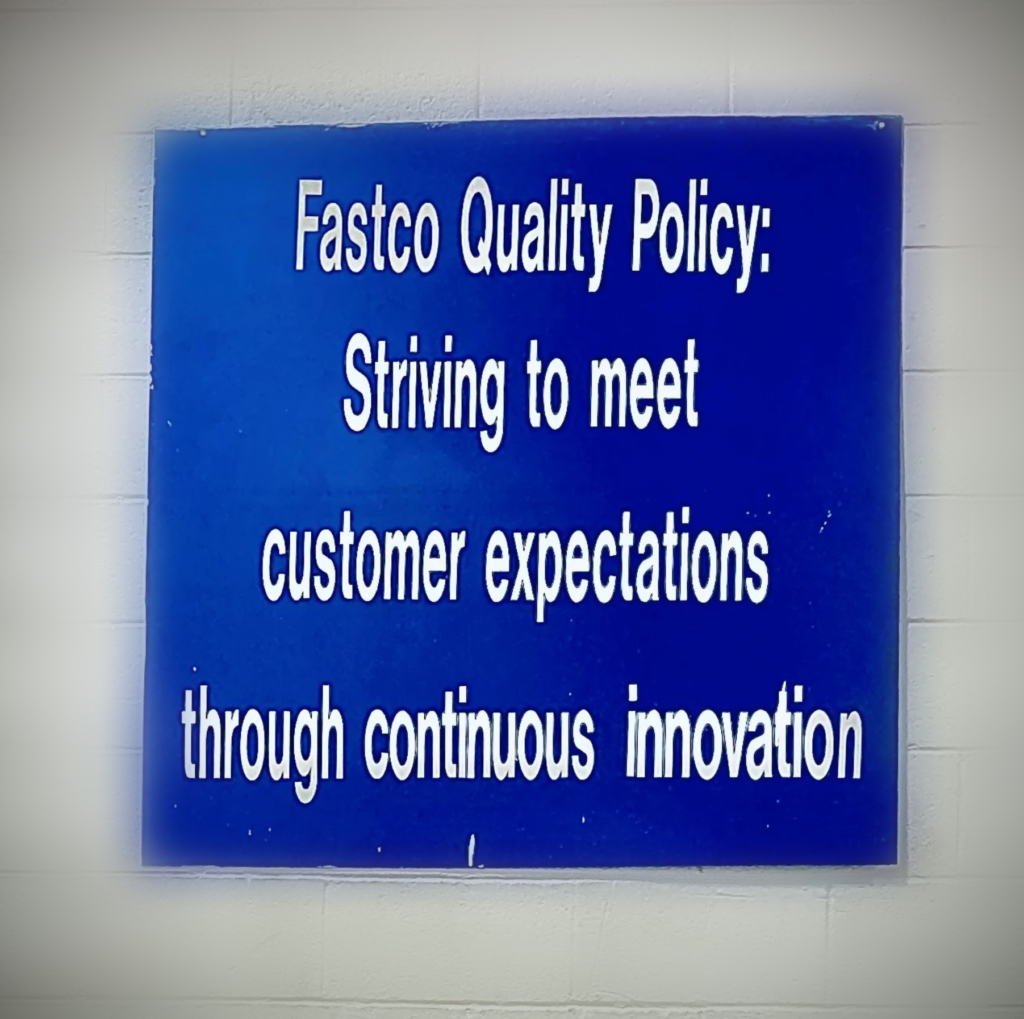 What is IATF - Fastco Quality Policy: Striving to meet customer expectations through continuous innovation