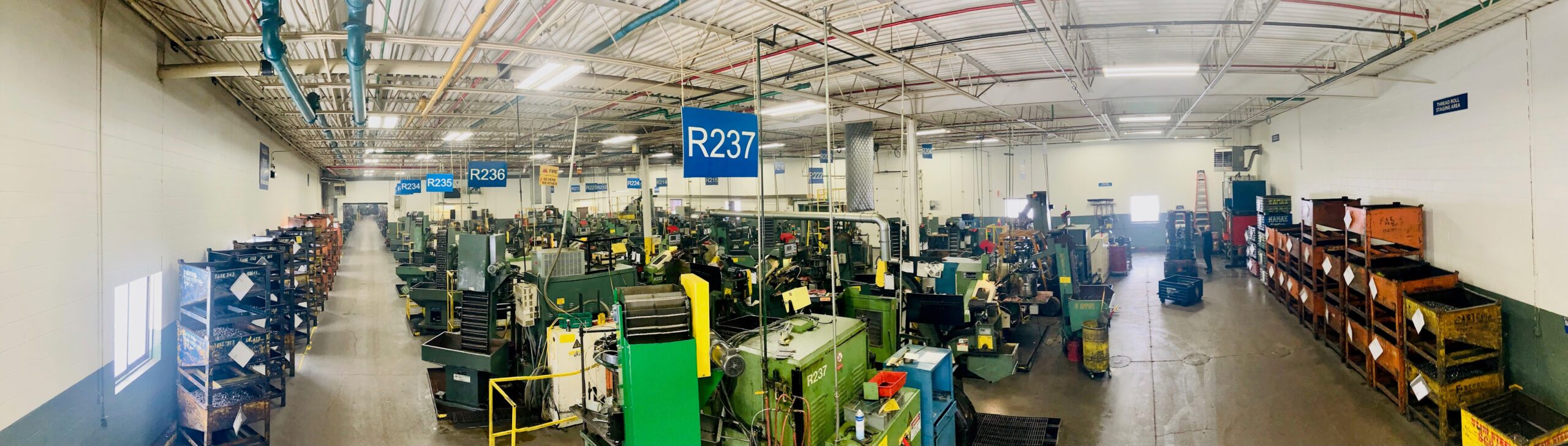 Thread Roll Update Panoramic Photo of the Factory Floor